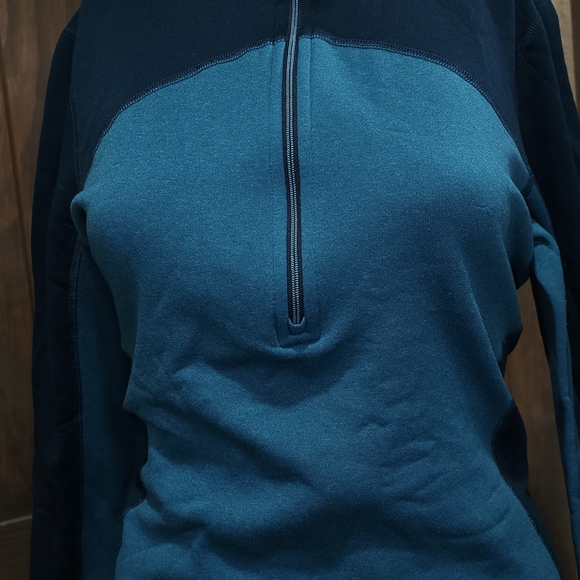 Patagonia Teal Quarter-Zip Sweatshirt - Picture 4 of 7